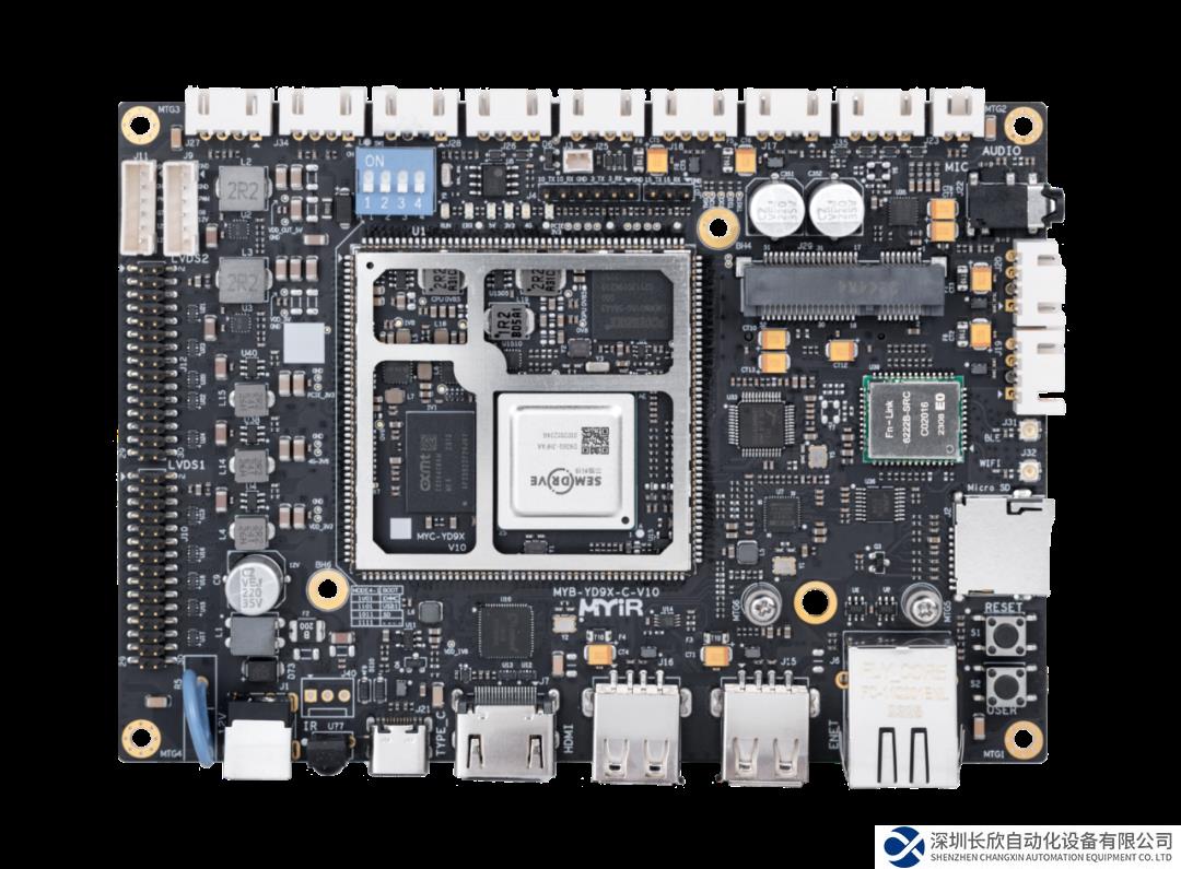 全國產(chǎn)六核CPU商顯板，米爾-芯馳D9360高性能高安全顯控方案