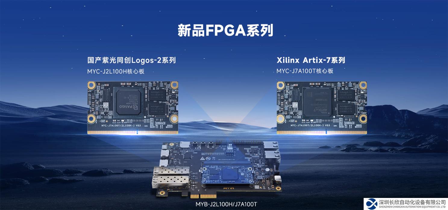 米爾FPGA核心板上市！國產(chǎn)紫光同創(chuàng)Logos-2核心板和Xilinx Artix-7核心板