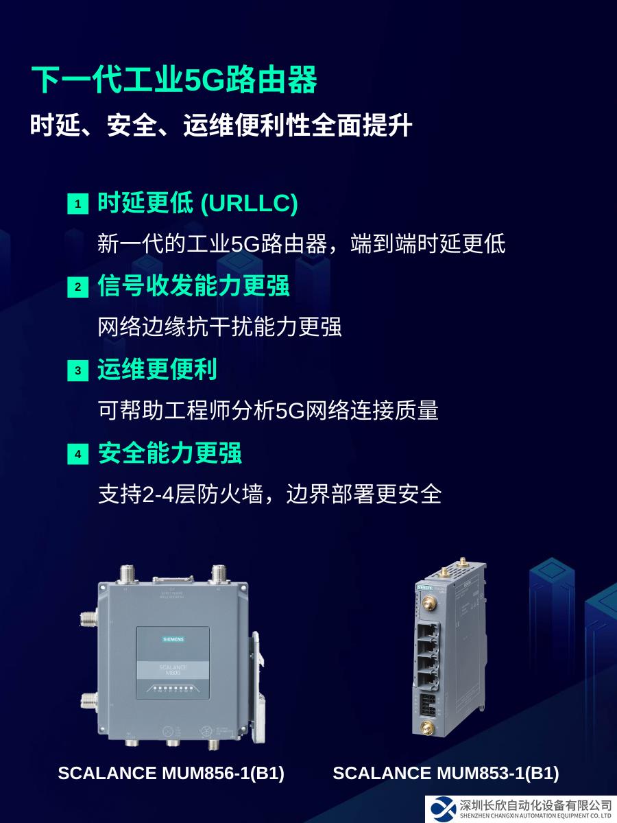 西門子發(fā)布下一代工業(yè)5G路由器