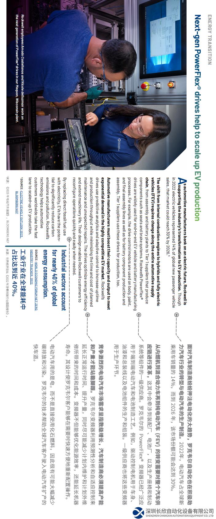 羅克韋爾自動(dòng)化新一代 PowerFlex® 變頻器助力擴(kuò)大電動(dòng)汽車產(chǎn)能